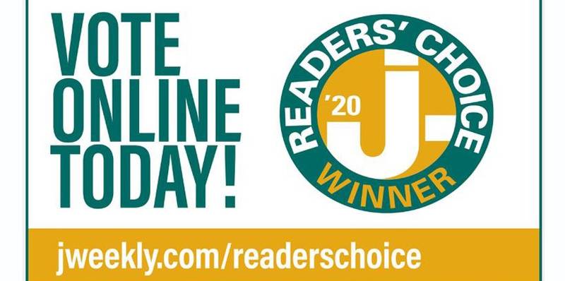 Banner Image for 2020 Readers' Choice Awards -- VOTE Today for Beth Am!